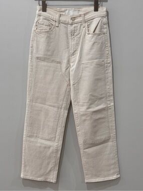 MOTHER Sz 28 The Bees Knees Rambler Zip Ankle Jeans Carpenter Style